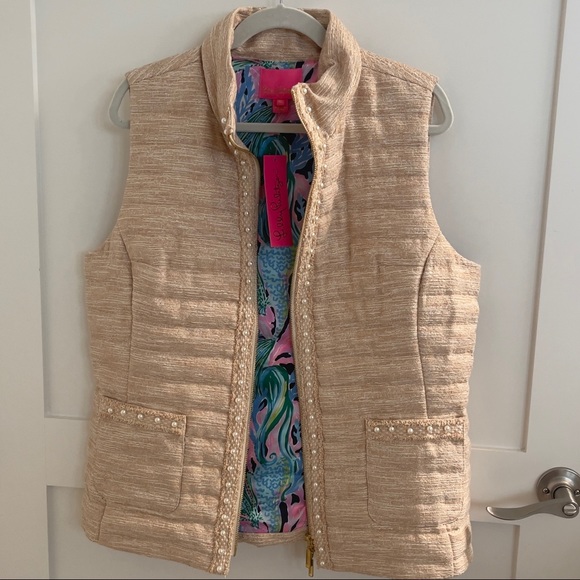 Lilly Pulitzer Noella Puffer Vest In 
